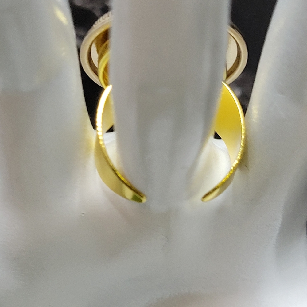 Chanel Button, Adjustable, Chunky Statement Ring,… - image 4